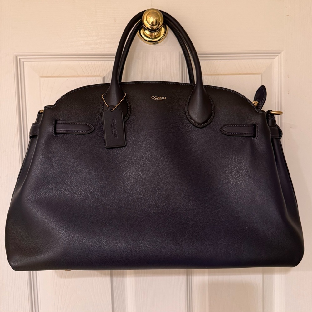 Coach Soft Empire Carryall 40 - Dark Navy - used twice!